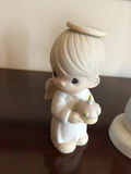 Precious Moments Pastel porcelain figurine set featuring children - thumbnail 3 of 6