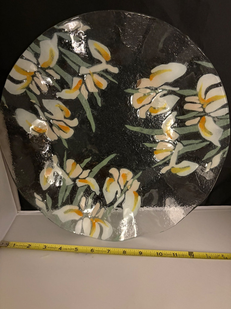 Assorted Art Glass ,Sydenstricker Fused Plate,  Swirled Blown and Recycled  - image 7 of 20