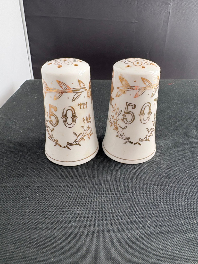  Golden Anniversary Limoges Gilded Rose Stand and More - image 12 of 12