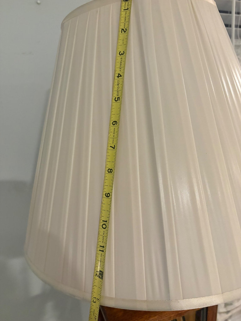 Mid Century Wood and Glass Table Lamp - image 1 of 5