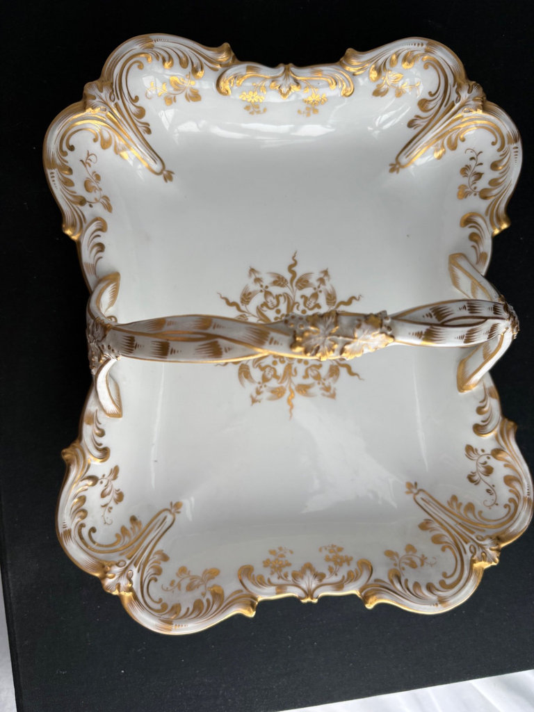  Golden Anniversary Limoges Gilded Rose Stand and More - image 7 of 12