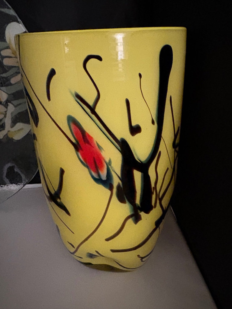 Assorted Art Glass ,Sydenstricker Fused Plate,  Swirled Blown and Recycled  - image 5 of 20