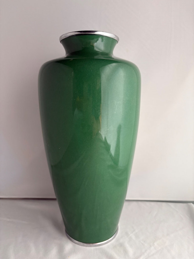 Japanese Meiji Period (1868-1912) Porcelain and Enamel Vase - image 2 of 5