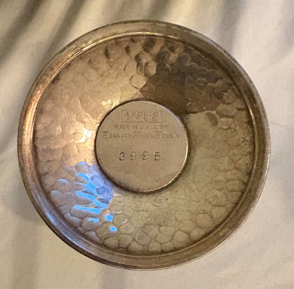 Elegant Silverplated Goblets, Serving Tray and Decanter  - image 4 of 9