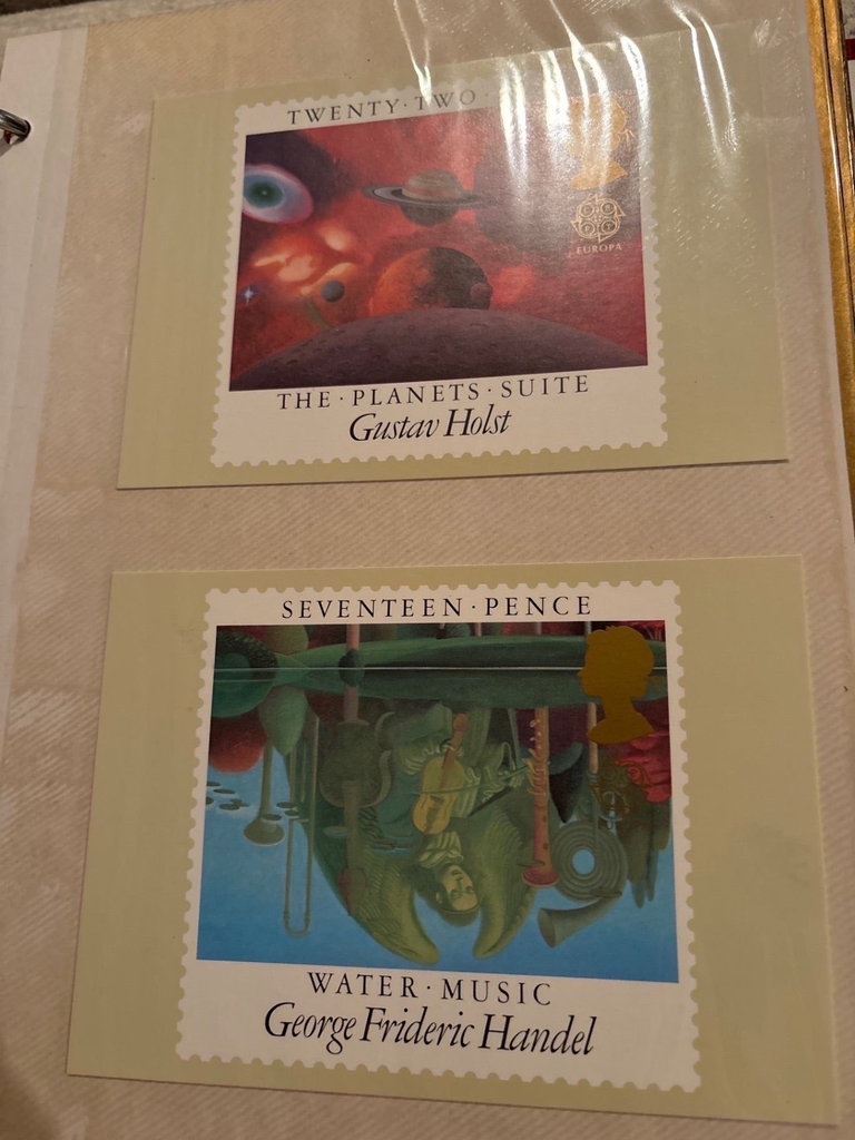Large British Stamp Collectors Album and US First Day Issues and More  - image 8 of 26