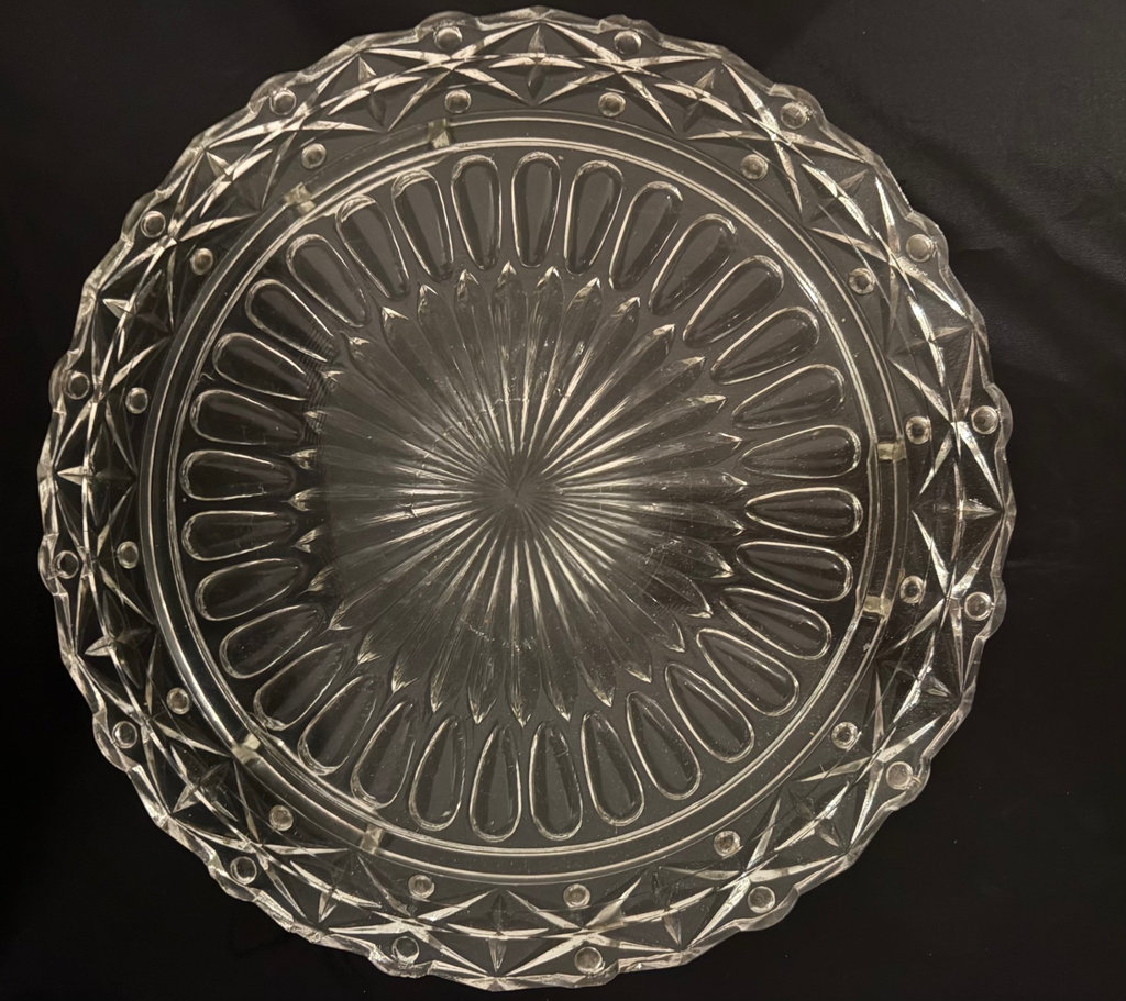 Mid-Century Modern Pressed Glass Hostess Serveware - image 5 of 9