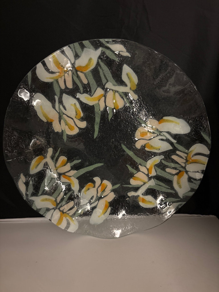 Assorted Art Glass ,Sydenstricker Fused Plate,  Swirled Blown and Recycled  - image 6 of 20