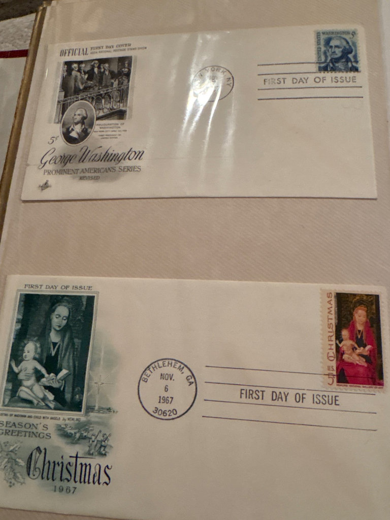 Large British Stamp Collectors Album and US First Day Issues and More  - image 18 of 26