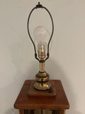 Mid Century Wood and Glass Table Lamp - thumbnail 3 of 5
