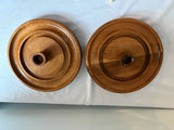 Vintage Dansk Teak Candle Holder Centerpieces - thumbnail 2 of 3