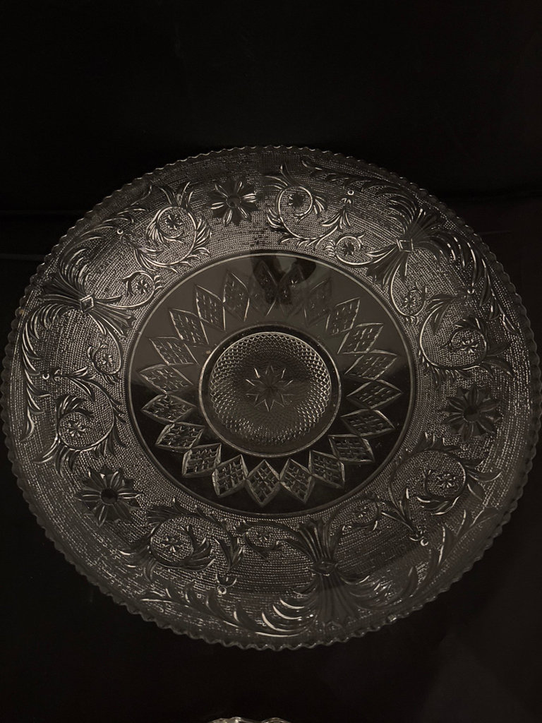 Mid-Century Modern Pressed Glass Hostess Serveware - image 2 of 9