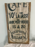 The “Bistrot de Paris” Vintage Style Cafe Sign - thumbnail 3 of 7