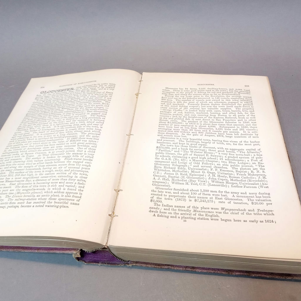 Antique Massachusetts Gazetteer & Lore - image 14 of 22