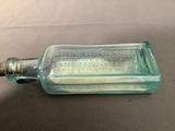 Antique Aqua Glass Bottles - thumbnail 6 of 9