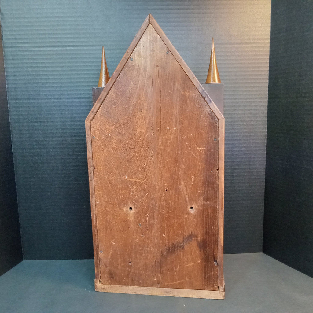 Antique Brewster & Ingraham Gothic Steeple Clock Case - image 12 of 14