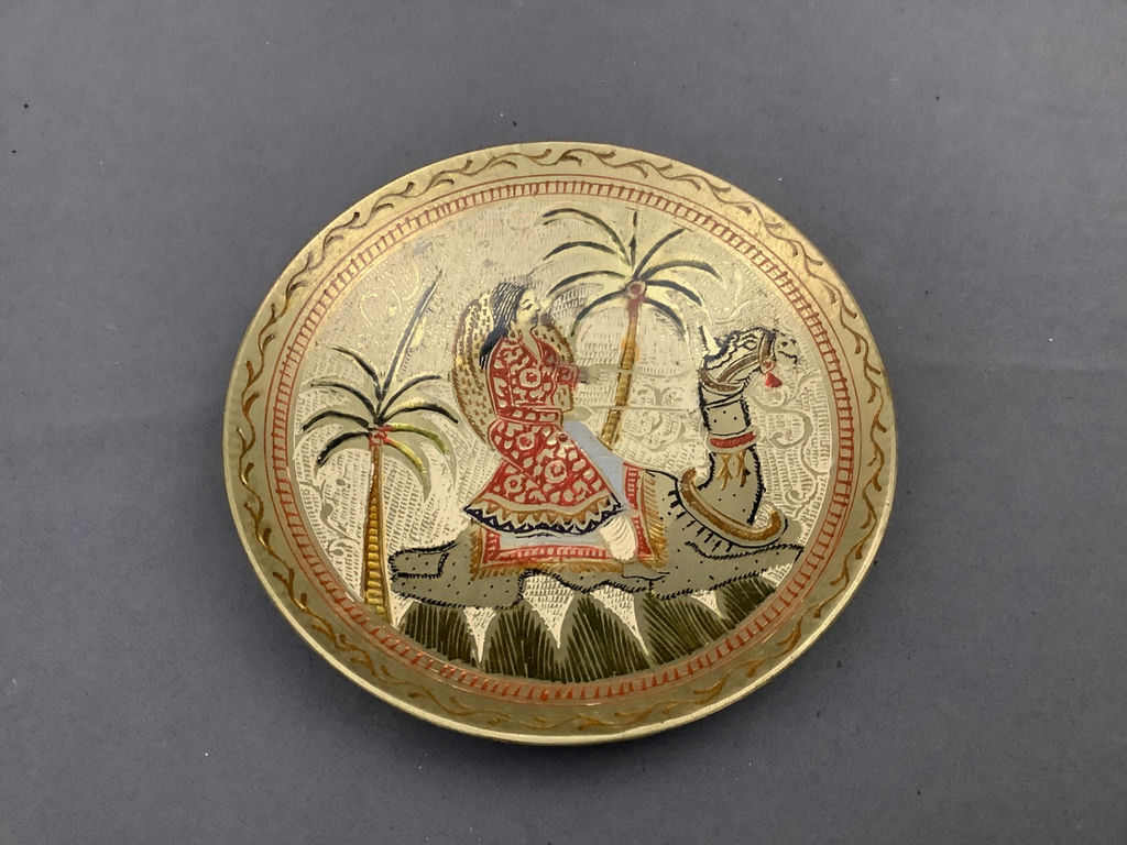 Brass Candleholders + Oil Lamp - image 12 of 12