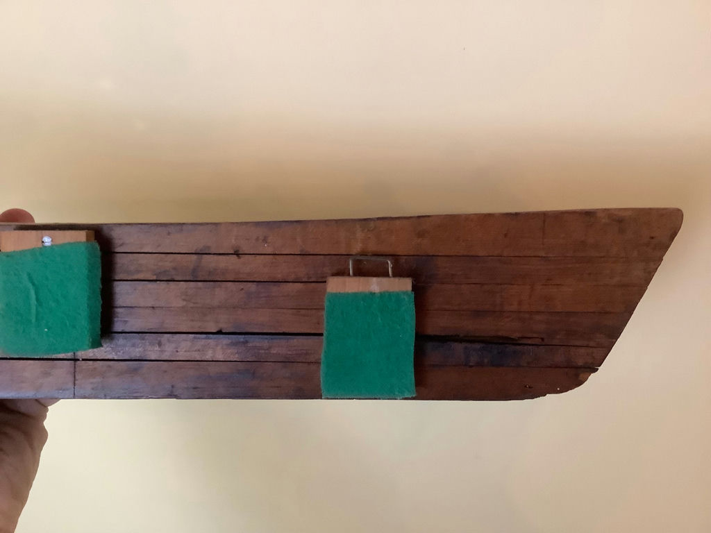 Antique Half Hull Ships Model - image 5 of 6