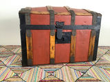 Antique Kirk-Latty Toy Steamer Trunk - thumbnail 1 of 7