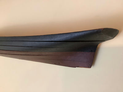 Antique Half Hull Ships Model - Image 1 of 6