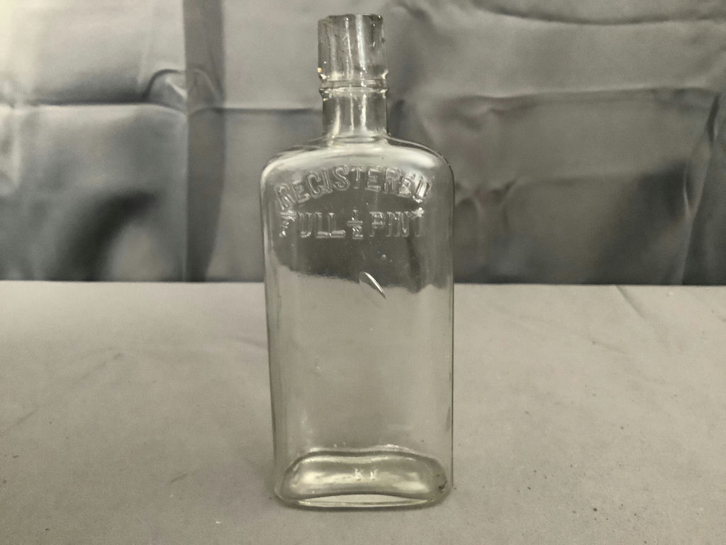 Antique Clear Glass Bottles - image 4 of 13