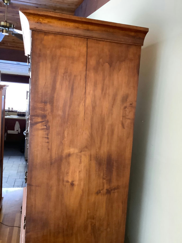 Antique Chippenale Maple Chest-on-Chest - image 4 of 12