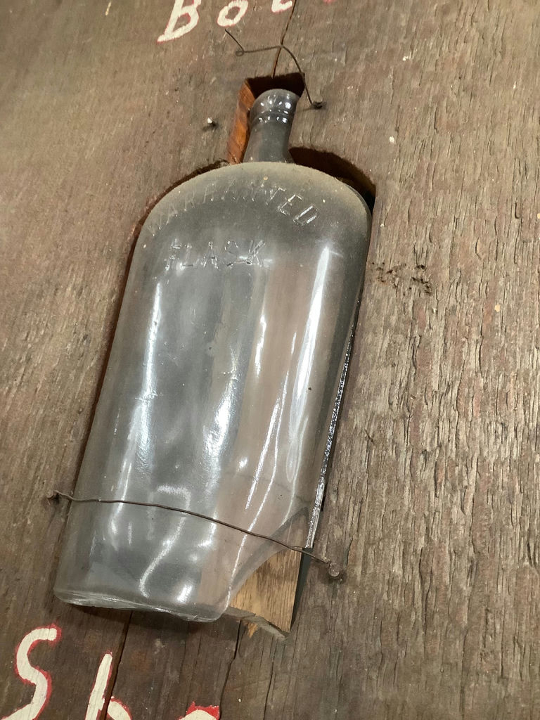Vintage Sign w/Antique Bottle in Center - image 3 of 4