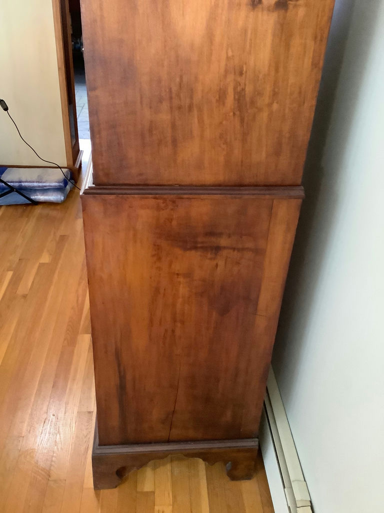 Antique Chippenale Maple Chest-on-Chest - image 5 of 12