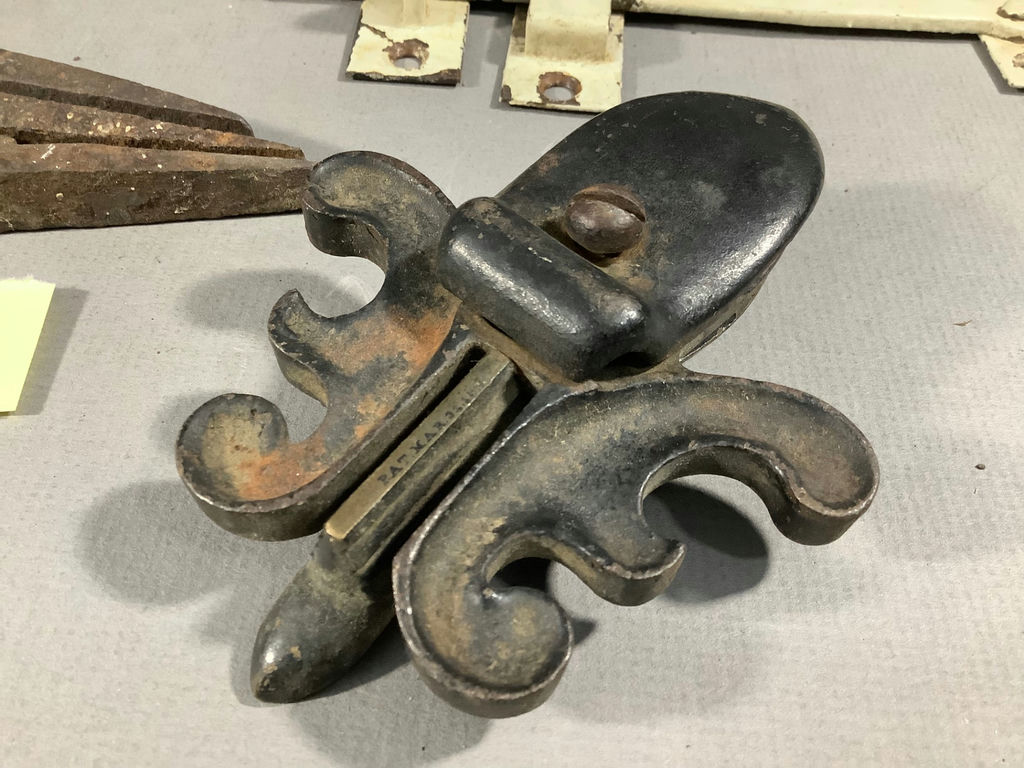 Antique Iron Fixtures, Hinges and More - image 9 of 10