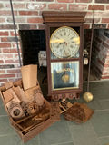 Ingraham Regulator Wall Clock & Parts - thumbnail 1 of 6
