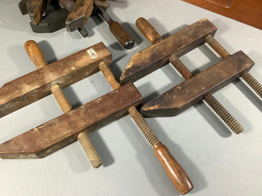Antique Wood Clamps - image 2 of 8