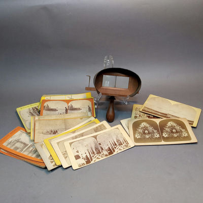 Antique Stereoscope & Cards - Image 1 of 33