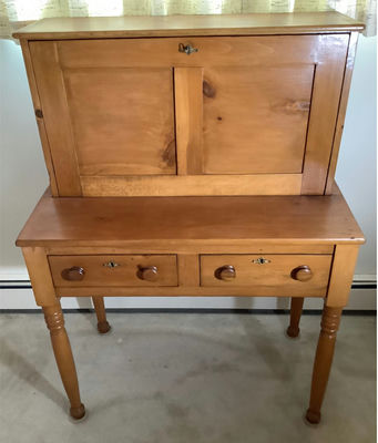 Antique Pine Plantation Desk - Image 1 of 7