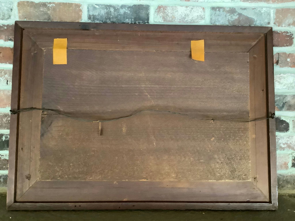 Small Antique Ogee Wall Mirror - image 4 of 4