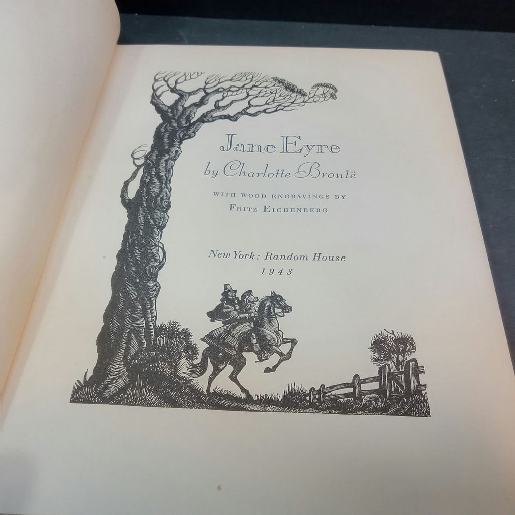 Jane Eyre & Wuthering Heights / Engravings by Fritz Eichenberg - image 4 of 12