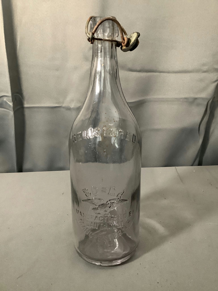 Large Antique Glass Bottles - image 4 of 7