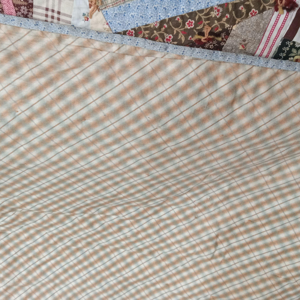 Vintage Handmade Crazy Quilt - image 6 of 7