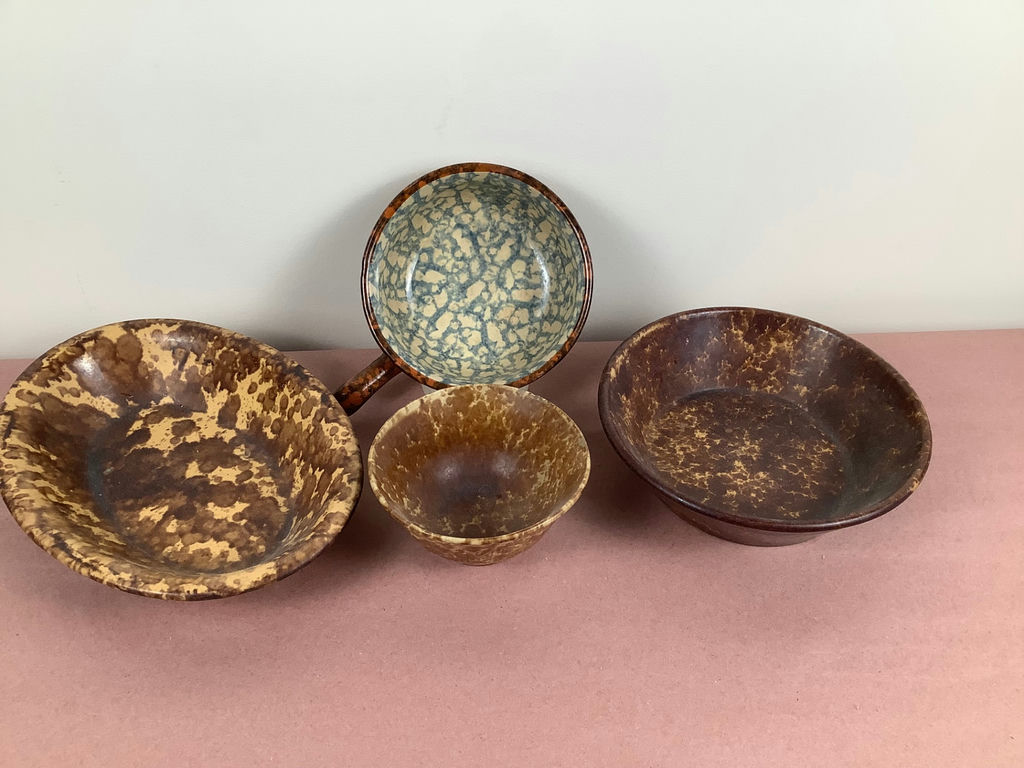 Antique Rockingham Glazed Pottery - image 1 of 2