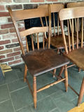 Antique Wood Side Chairs - thumbnail 3 of 9