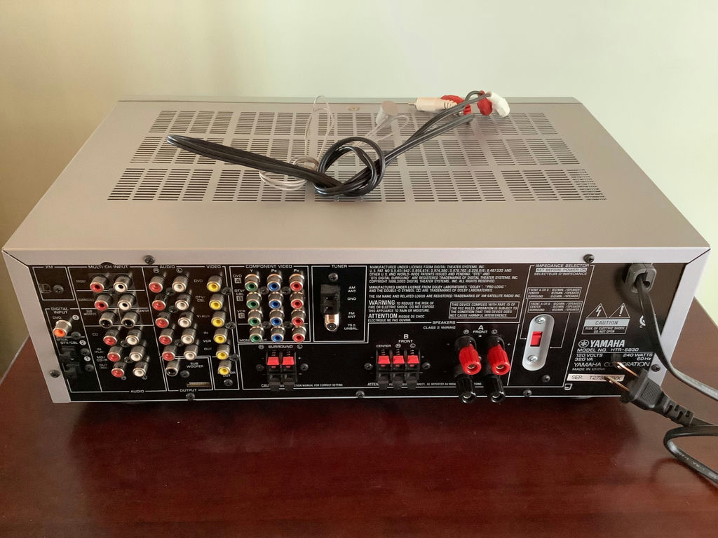 Yamaha HTR-5930 Natural Sound AV Receiver - image 5 of 7