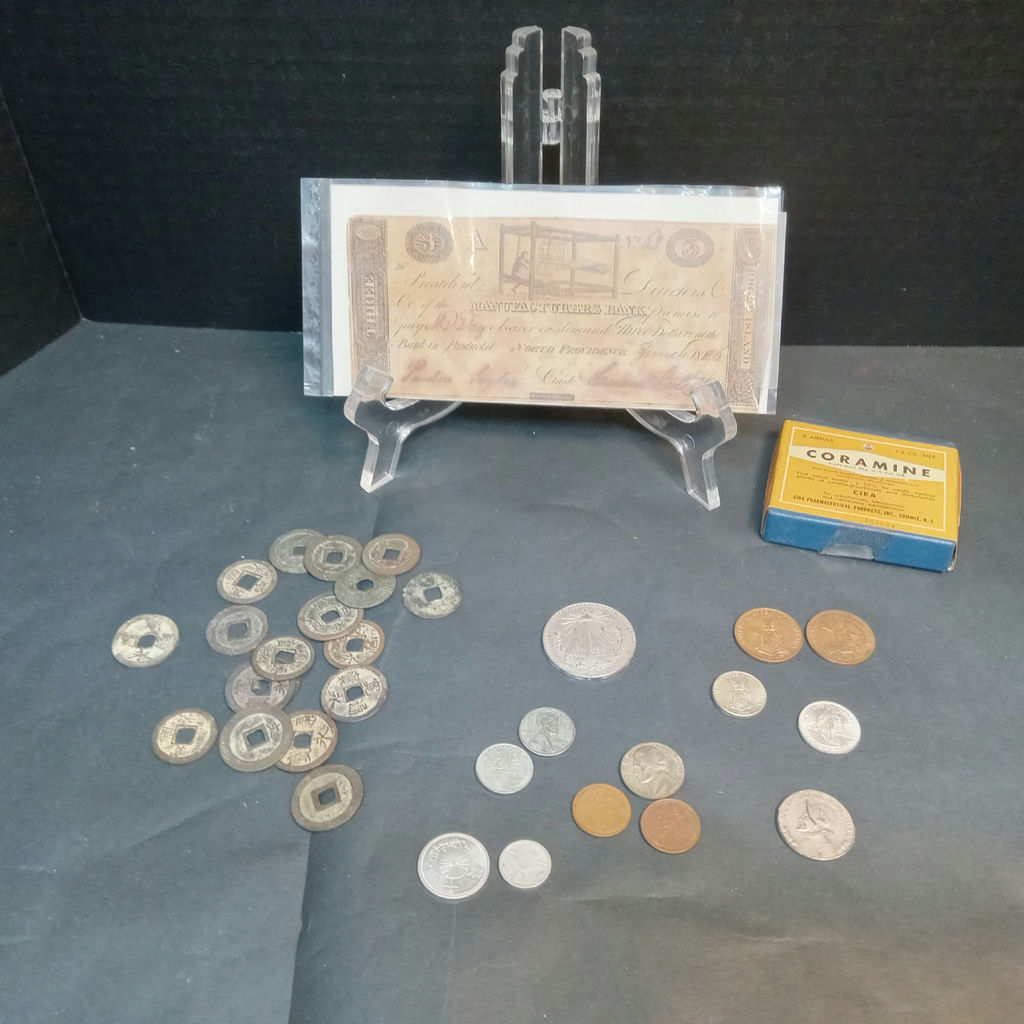Old Money - Silver Coins, 1826 Bank Note - image 1 of 21