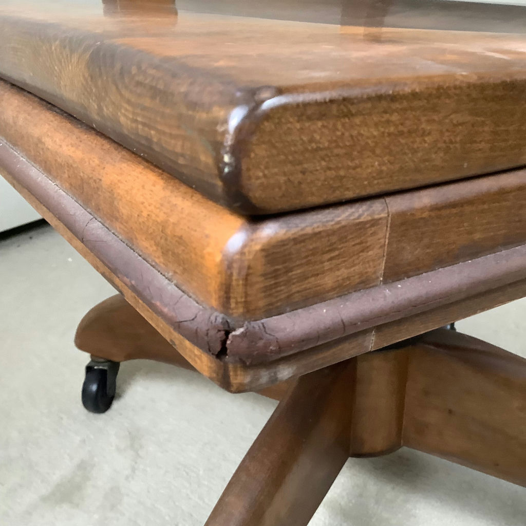Antique Globe-Wernicke Oak Desk & Chair - image 11 of 11