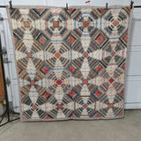 Vintage Handmade Pineapple Quilt - thumbnail 1 of 7