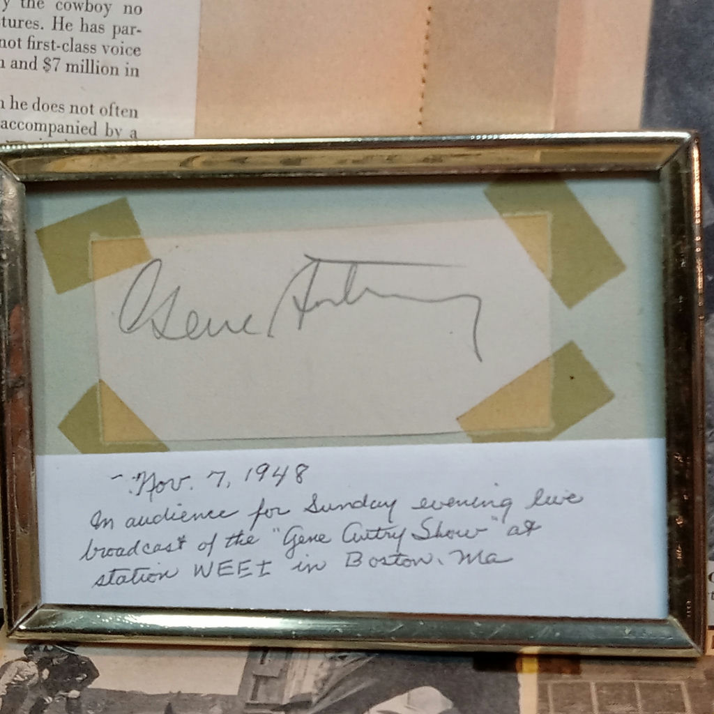 Gene Autry Autograph & Horse Ephemera - image 2 of 22
