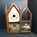 Antique Brewster & Ingraham Gothic Steeple Clock Case - thumbnail 4 of 14