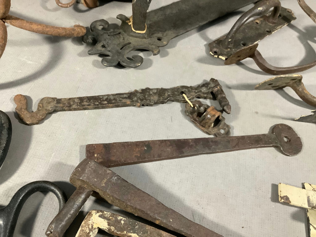 Antique Iron Fixtures, Hinges and More - image 10 of 10
