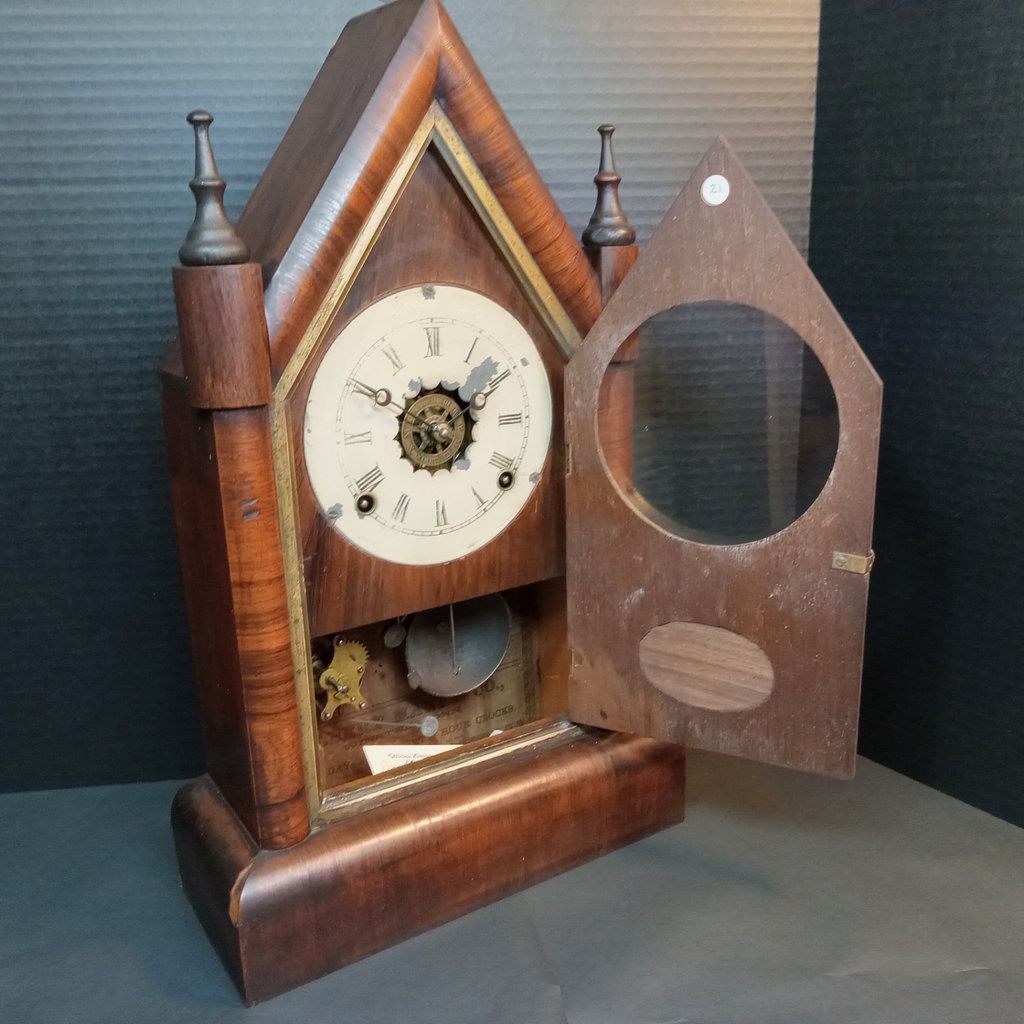 Antique Gilbert Steeple Clock - image 4 of 16