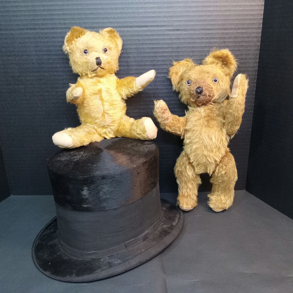 Vintage Mohair Teddy Bears & Top Hat - image 4 of 20