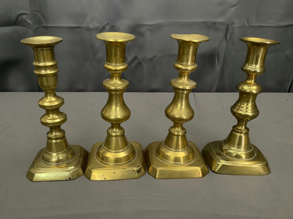 Brass Candleholders + Oil Lamp - image 6 of 12