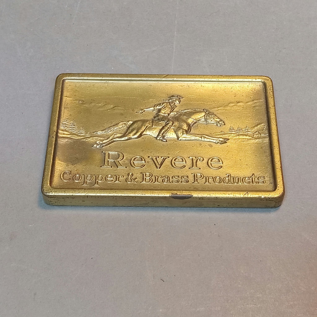 Vintage Revere Brass & Copper Desktop Items - image 2 of 15