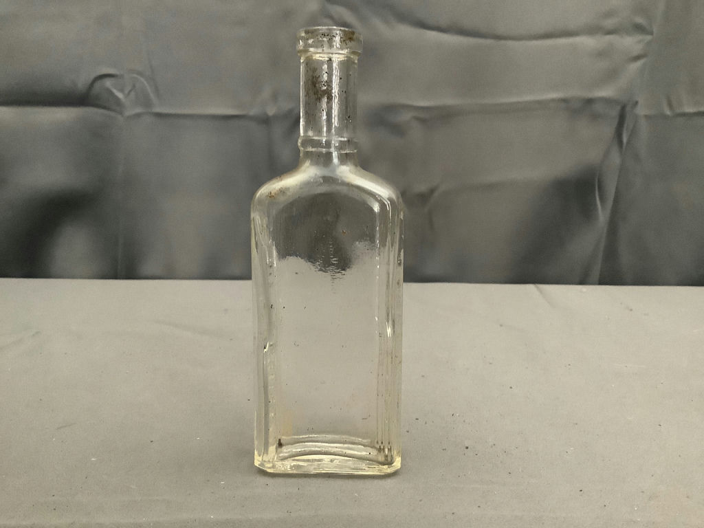 Antique Clear Glass Bottles - image 6 of 13